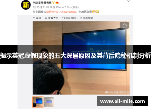 揭示英冠虚假现象的五大深层原因及其背后隐秘机制分析