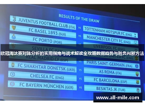 欧冠淘汰赛对阵分析的实用指南与战术解读全攻略数据趋势与胜负判断方法 欧冠淘汰赛对阵分析的实用指南与战术解读全攻略数据趋势与胜负判断方法